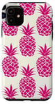 Coque pour iPhone 11 Festive Tropical Ananas Coque de téléphone Motif Noël