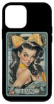 Coque pour iPhone 12 mini Gemini Carte de tarot Pin Up Girl Sexy Astrologie Anniversaire Fille