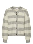 Vmnatahlie Ls V-Nck Cardi Ga Girl Tops Knitwear Cardigans Beige Vero Moda Girl