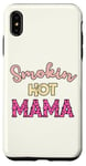 Coque pour iPhone XS Max Smoking Hot Mama Dalmatien Rose vif Sexy Mom