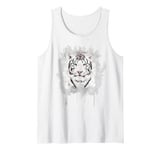 White Tiger Spirit Animal Tank Top