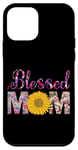 Coque pour iPhone 12 mini Art d'expression florale de la Sainte Maman