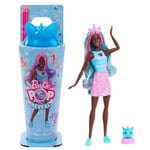 Barbie Poupée Pop Reveal et Accessoires, série Shakes, poupée Style Licorne parfumée et Animal de Compagnie, 8 Surprises Dont Une Fonction Changement de Couleur, JCN86