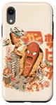 Coque pour iPhone XR Super Hot Dog Monster Food Japanese City Kawaii Hot Dog