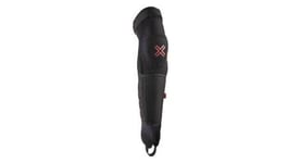 Paire de protege tibia genou cheville fuse delta 125 noir rouge