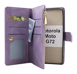 XL Standcase Lyxfodral Motorola Moto G72 (Lila)