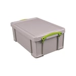 Really Useful 9L Stacking Box Recycled Grey 9RDG