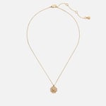 Kate Spade New York Heritage Bloom Gold-Tone Pendant