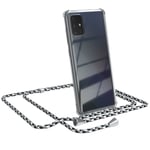 For Samsung Galaxy A71 Phone Case To Sling On Cord Case Black Camouflage