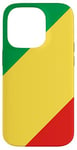 Coque pour iPhone 14 Pro Drapeau de la République du Congo Proud Patriot Souvenir Fan