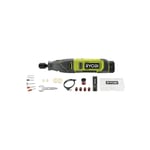 Ryobi - Mini-outil multifonction RRT4-120GA15 - 4V - 1 Batterie 2.0Ah - 1 Câble usb c - 15 Accessoires