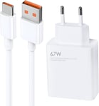 Chargeur Rapide 67 W Avec Câble Usb C De 1.5 M, Pour Xiaomi Mi14 Mi13t Mi13 13 Pro Mi12 12 Pro Mi11 Mi10 Redmi Note 13 12 11 10 9 Note 13 Pro 12 Pro 11 Pro Poco F5 F5 Pro X6 X5 X4