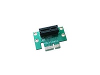 KALEA-INFORMATIQUE Adaptateur équerre Type Riser à 90° pour Fente PCIe x1. pour Monter à l'horizontale Une Carte PCI Express x1