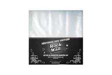 Rock On Wall - Pochettes Souples Transparentes pour disques vinyles 33T/12" - Lot de 50 - Plastique recyclé - Protection optimale