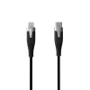 GEAR Gear Ladekabel PRO USB-C til Lightning C94 1.5m Svart Kevlarkabel med Metallkoblinger 665112