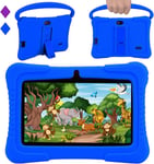 Tablette Enfants 7 Pouces Avec Wifi, Android Tablet 2Go Ram / 32Go Rom, Écran Tactile, Application Préinstallée Avec Contrôle Parental, Jeux, Tablette Éducative Avec Kid-Proof Étui(Bleu Foncé)