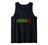 Retro VU Meter Hi-Fi Vintage Stereo Music Lover Tank Top