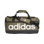 adidas HR5350 LINEAR DUFFEL M Gym Bag Unisex olive strata/black/white NS