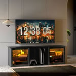 TV Unit with LED Lights for TV up to 65 Inch 160cm TV Stand Cabinet with Storage