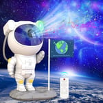 Astronaute Projecteur Ciel Etoile, Veilleuse Enfant Avec Enceinte Bluetooth, Projecteur Galaxie Avec Étoile/Nébuleuse/Minuterie/Télécommande, Lampe Etoile Projecteur Pour Enfant Plafond Chambre Bébé