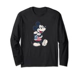 Disney Mickey Mouse Vintage Americana Manche Longue