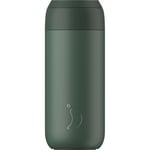 Chillys Coffee Cup 500ml C500S2PGRN - Reusable Stainless Steel - Pine Green