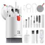 K&F Concept Keyboard Cleaner Kit, Electronics Cleaning Kit with Retractable Big Brush, Portable, 20 in 1 Multi-Tool Kit for Phones, Tablet, Computer, PC Monitor, TV Camera Lens with 2.5ml Mist Spray