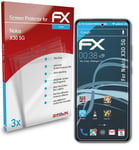 atFoliX 3x Film Protection d'écran pour Nokia X30 5G Protecteur d'écran clair