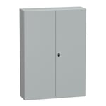 SCHNEIDER ELECTRIC SPACIAL S3D SEINÄKAAPPI METALLI, 1400X1000X300 KXLXS, IP55, RAL7035, ASENNUSLEVY