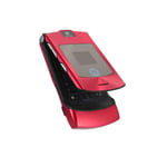 Folding Mobile Phone Motorola Razr V3i + Simlock-free + With Foil + Topp (Red & EU)