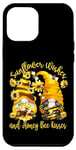 Coque pour iPhone 12 Pro Max Sunflower Wishes And Honey Bee Kisses With Cute Summer Gnome