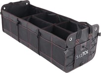 SIXTOL CAR COMPACT 19 PRO Organiseur de coffre, 19 compartiments, pliable, sac de coffre de voiture, avec compartiments