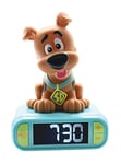 Lexibook Veilleuse Scooby-Doo pour Enfant, Horloge, Réveil pour garçon et Fille, Snooze, Couleur Bleu, RL800SD