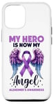 Coque pour iPhone 14 Porter Purple Alzheimer Sensibilisation Démence