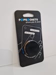 PopSockets PopGrip Extendable Stand Phone Grip Holder Stand Black