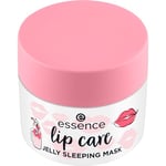 Essence Cosmetics Lip Care Jelly Sleeping Mask Masque Lèvres, Humidifiant Hydratant, Régénérant, Protecteur, Gel 8 g