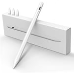 Stylet Ipad 2018-2024 Avec 13 Minutes À Charge Rapide Rejet De La Paume Et Sensibilité À L'inclinaison, Pencil Pour Ipad 6-10e, Ipad Mini 5/6e, Ipad Air 3-5e/13/11"", Ipad Pro 11""/12.9""(3-6e)/13