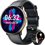 Montre Connectée Homme Smartwatch Sport:Repondre Appel Femme 1.43"" Hd Étanche Écran Tactile Bracelet Connectee Avec Fréquence Cardiaque Moniteur De Sommeil Podomètre Fitness Tracker Pour Android Ios