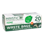 Maistic Avfallspåse 20 liter med Handtag, 14-pack