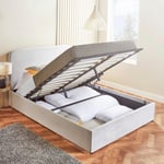 Ottoman Bed Frame Velvet Storage Bed