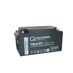 Q-Batteries 12LC-67 12V 67Ah deep cycle AGM batteri (Forbrugsbatteri)