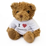 NEW - I LOVE JACQUELINE - Teddy Bear Cute Cuddly Gift Present Birthday Valentine