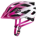 uvex Air Wing - Casque Polyvalent Léger pour Hommes et Femmes - Réglage de la Taille Individuel - à Compléter avec un Éclairage Led - Pink-White - 56-60 cm