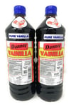 2 X Danncy Dark Pure Mexican Vanilla Extract From Mexico 33oz Each 2 Plastic ...