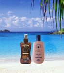 Hawaiian Tropic SPF 15 Spray Tan Oil & After Sun Lotion Sun Burn Moisturiser