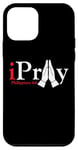 Coque pour iPhone 12 mini I Pray Philippians 4:6 Bible Citation Love Jesus Christian