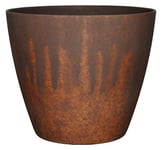 Classic Home and Garden Pot de Fleurs en résine Rouille brunie Vogue 20,3 cm