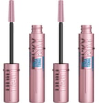 Maybelline - 2 x Lash Sensational Sky High Mascara - Very Black Waterproof