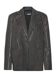 ROTATE Birger Christensen Sequin Twill Blazer Svart