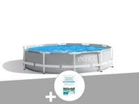 Kit piscine tubulaire Intex Prism Frame ronde 3,66 x 0,76 m + Kit de traitement au chlore